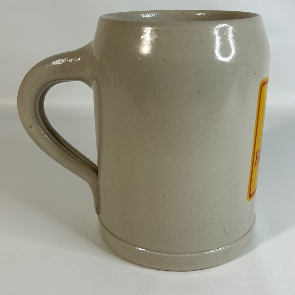 Eichhof Bier Vintage 0.5L Ceramic Beer Stein Mug Grey Red Squirrel Logo Swiss - Picture 3 of 6